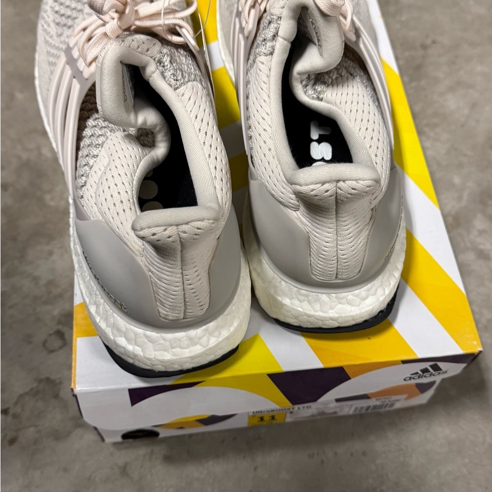 Adidas Light Tan Knit Sneakers - Picture 9 of 10